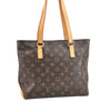 Authentic Louis Vuitton Monogram Cabas Piano Shoulder Tote Bag M51148 LV 7639K