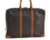 Authentic Louis Vuitton Monogram Porte Documents Voyage M53361 Briefcase 7640I
