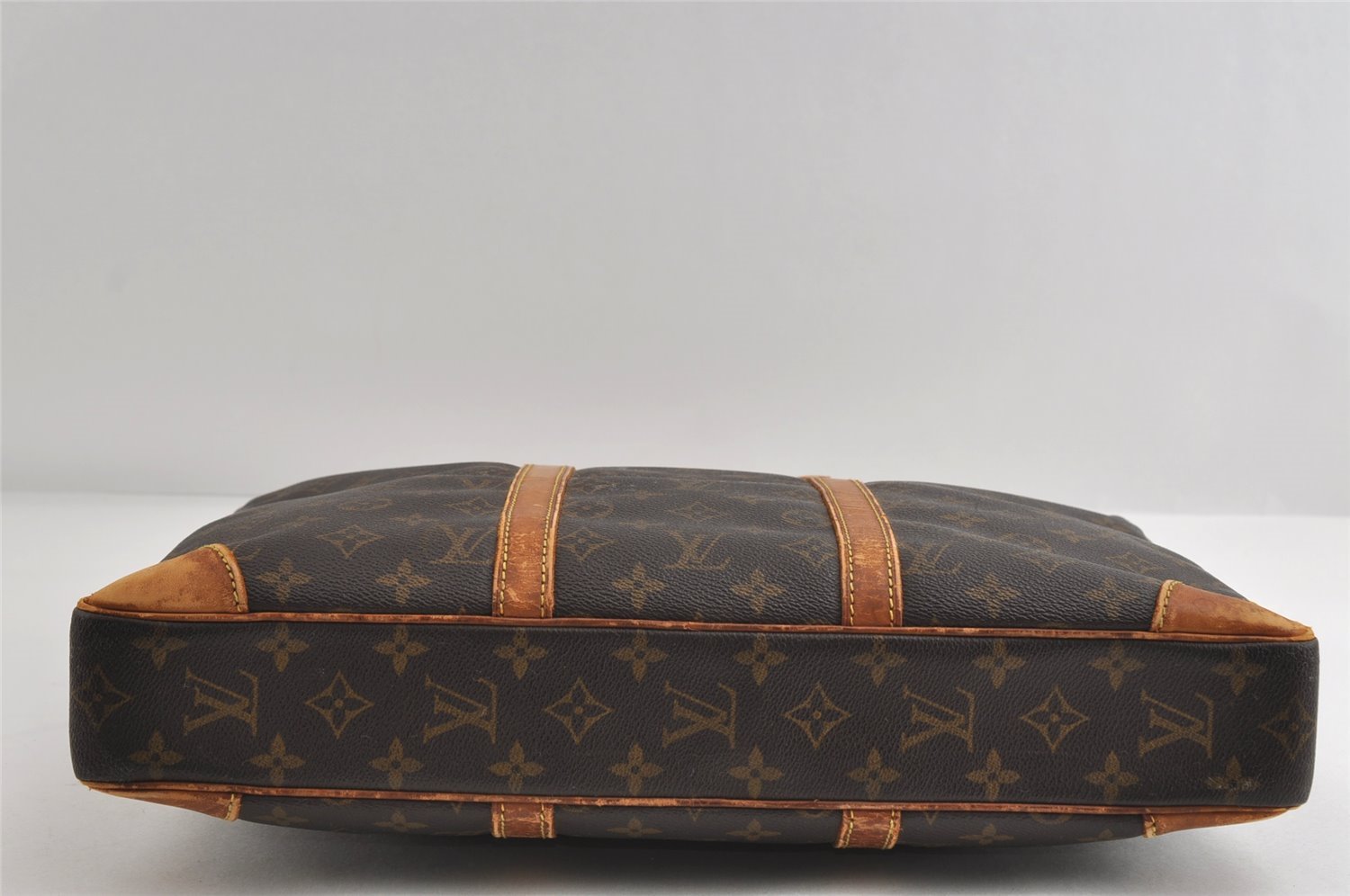 Authentic Louis Vuitton Monogram Porte Documents Voyage M53361 Briefcase 7640I