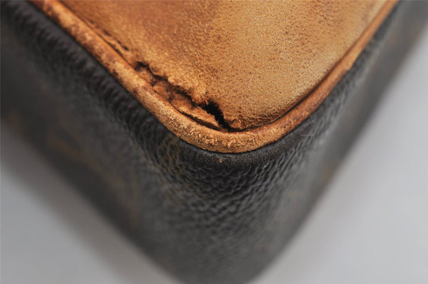 Authentic Louis Vuitton Monogram Porte Documents Voyage M53361 Briefcase 7640I