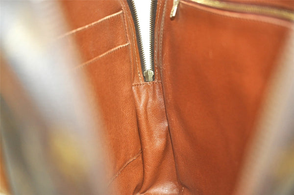 Authentic Louis Vuitton Monogram Porte Documents Voyage M53361 Briefcase 7640I