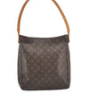 Authentic Louis Vuitton Monogram Looping GM Shoulder Bag M51145 LV 7640J