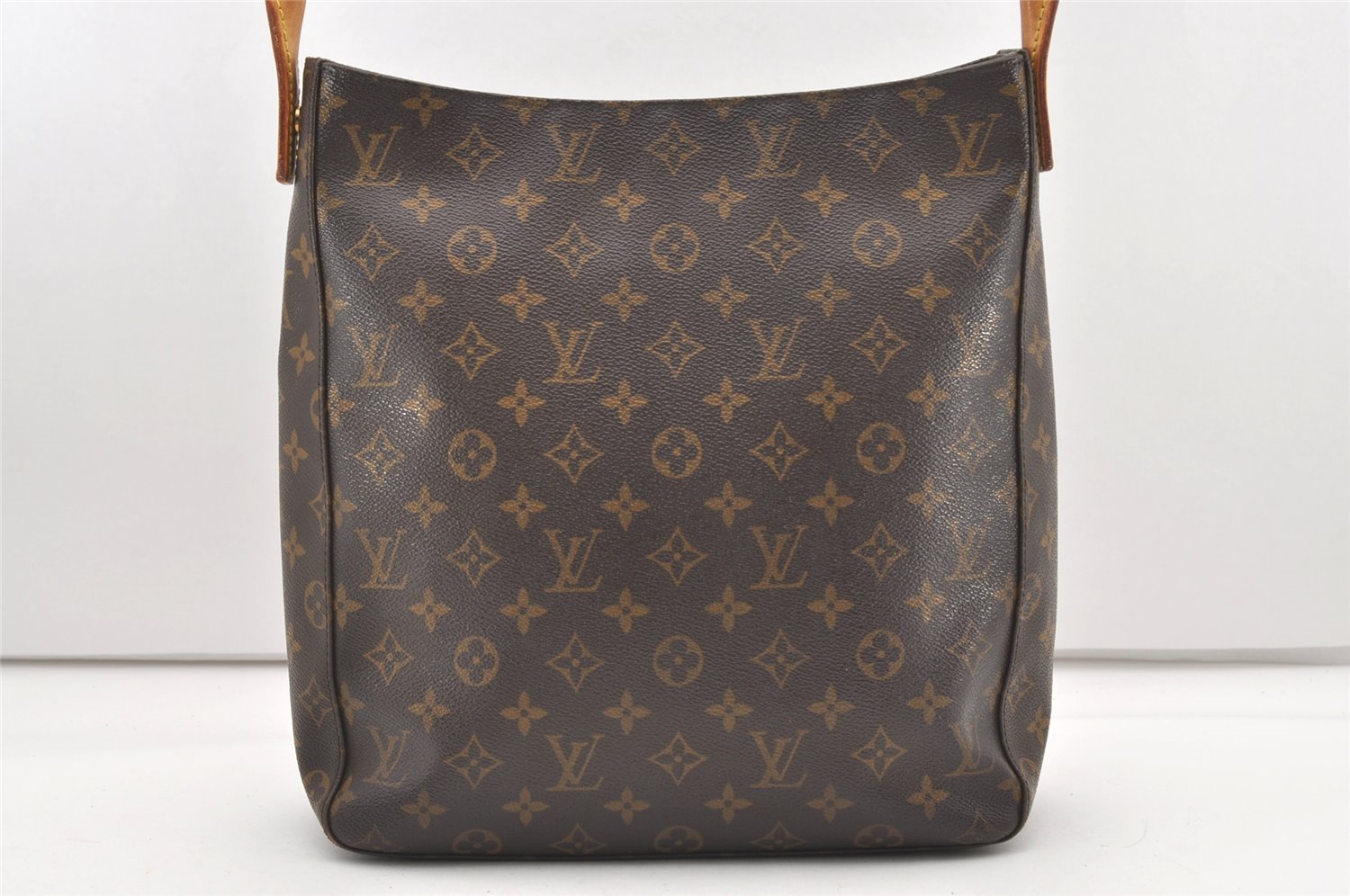 Authentic Louis Vuitton Monogram Looping GM Shoulder Bag M51145 LV 7640J