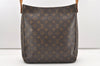 Authentic Louis Vuitton Monogram Looping GM Shoulder Bag M51145 LV 7640J
