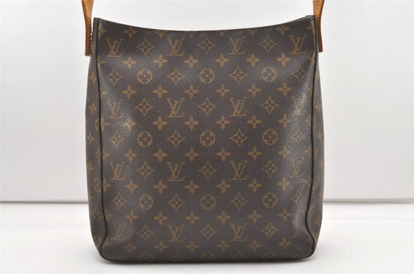 Authentic Louis Vuitton Monogram Looping GM Shoulder Bag M51145 LV 7640J