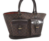 Authentic Louis Vuitton Damier Manosque GM Shoulder Tote Bag N51120 LV 7641I