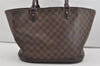 Authentic Louis Vuitton Damier Manosque GM Shoulder Tote Bag N51120 LV 7641I