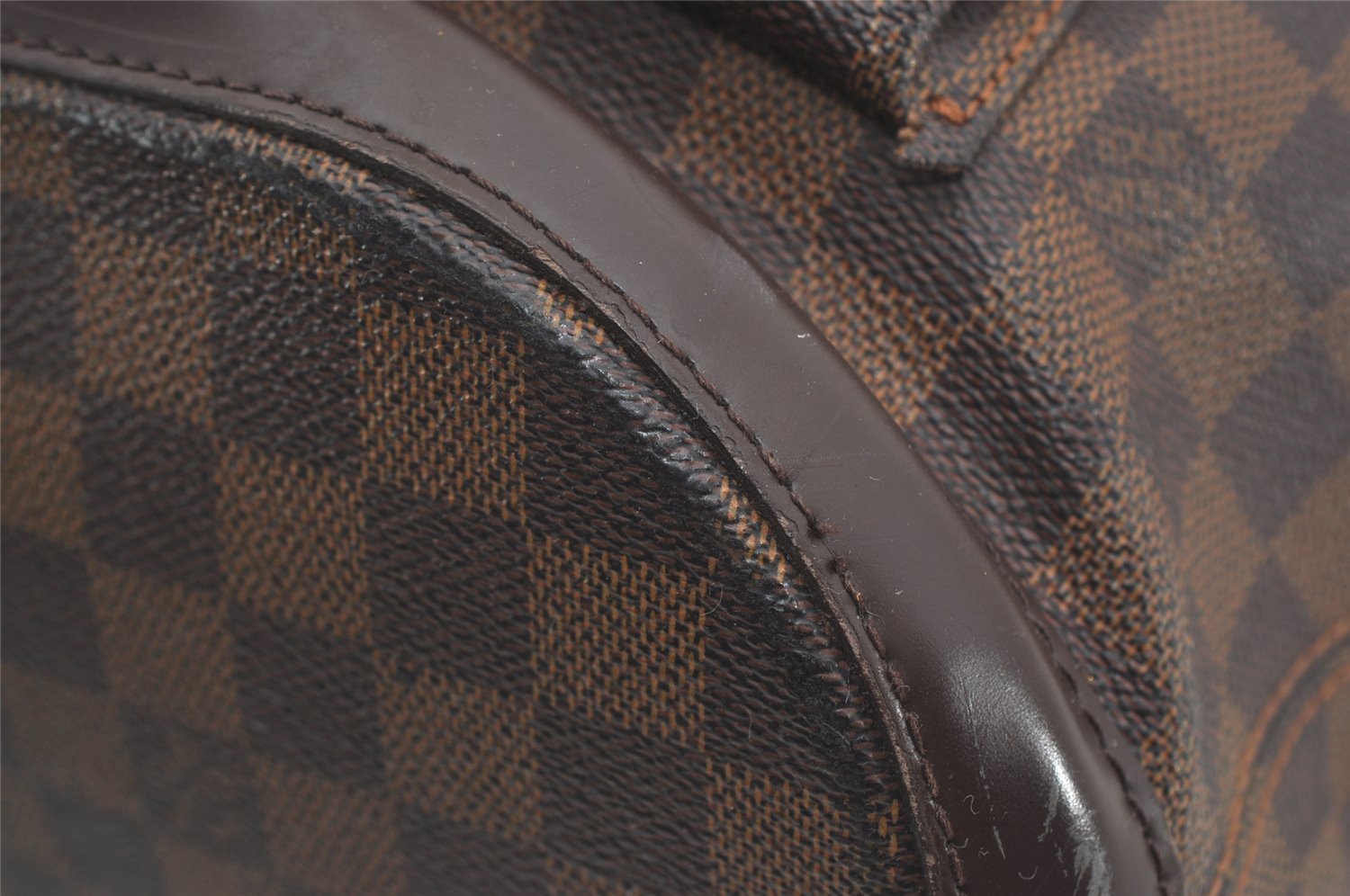 Authentic Louis Vuitton Damier Manosque GM Shoulder Tote Bag N51120 LV 7641I