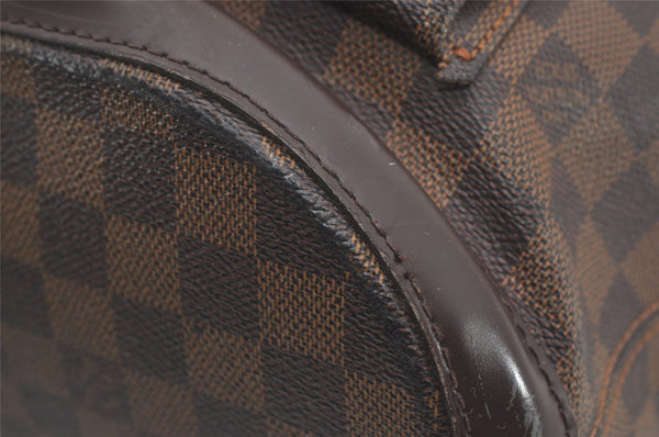 Authentic Louis Vuitton Damier Manosque GM Shoulder Tote Bag N51120 LV 7641I