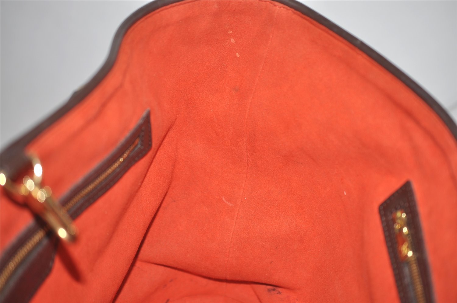 Authentic Louis Vuitton Damier Manosque GM Shoulder Tote Bag N51120 LV 7641I