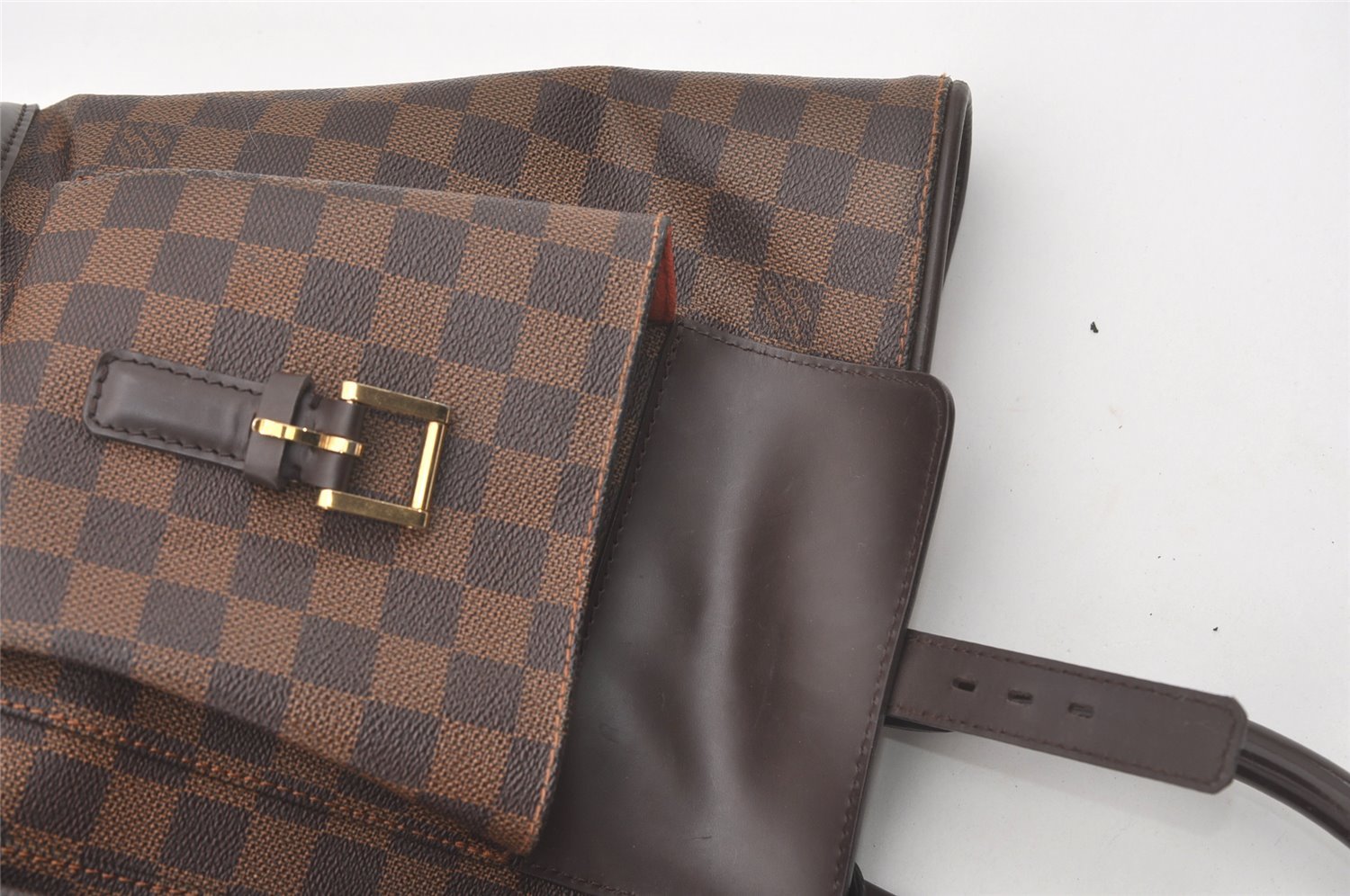 Authentic Louis Vuitton Damier Manosque GM Shoulder Tote Bag N51120 LV 7641I