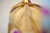 Authentic FENDI Shoulder Hand Bag Purse Canvas Leather Beige Purple 7641J