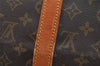 Authentic Louis Vuitton Monogram Keepall Bandouliere 50 M41416 Boston Bag 7642I