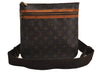 Auth Louis Vuitton Monogram Pochette Bosphore Shoulder Cross Bag M40044 LV 7642J