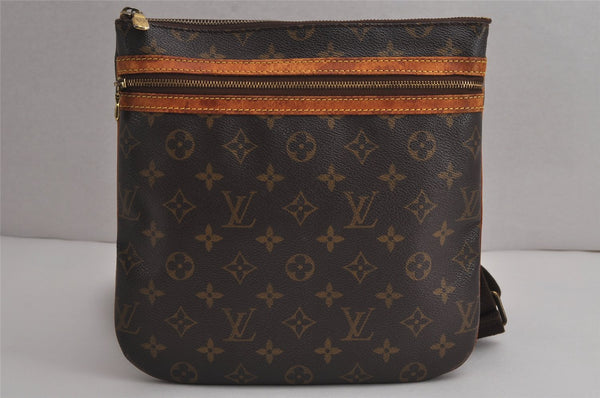 Auth Louis Vuitton Monogram Pochette Bosphore Shoulder Cross Bag M40044 LV 7642J