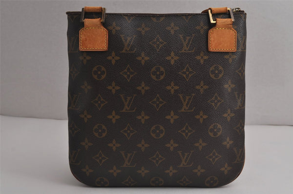 Auth Louis Vuitton Monogram Pochette Bosphore Shoulder Cross Bag M40044 LV 7642J