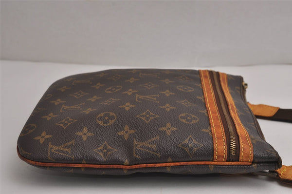 Auth Louis Vuitton Monogram Pochette Bosphore Shoulder Cross Bag M40044 LV 7642J