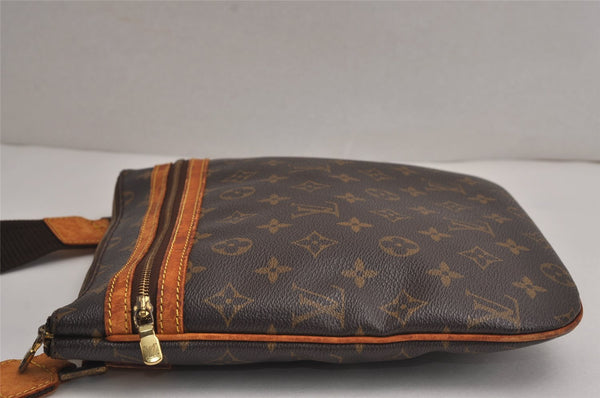 Auth Louis Vuitton Monogram Pochette Bosphore Shoulder Cross Bag M40044 LV 7642J