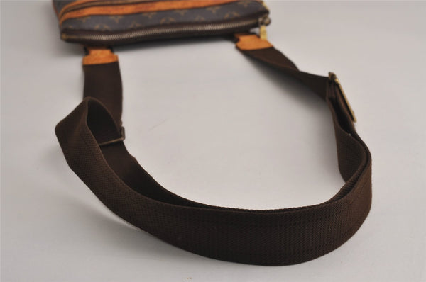 Auth Louis Vuitton Monogram Pochette Bosphore Shoulder Cross Bag M40044 LV 7642J