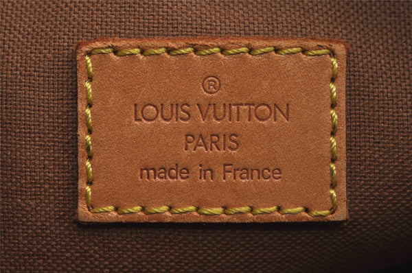 Auth Louis Vuitton Monogram Pochette Bosphore Shoulder Cross Bag M40044 LV 7642J