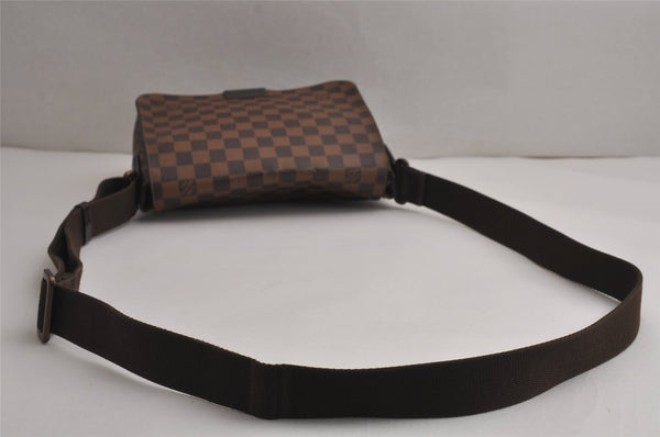 Authentic Louis Vuitton Damier District PM Shoulder Cross Bag N41213 LV 7643J