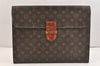 Authentic Louis Vuitton Monogram Poche Ministre Document Case M53445 LV 7643K