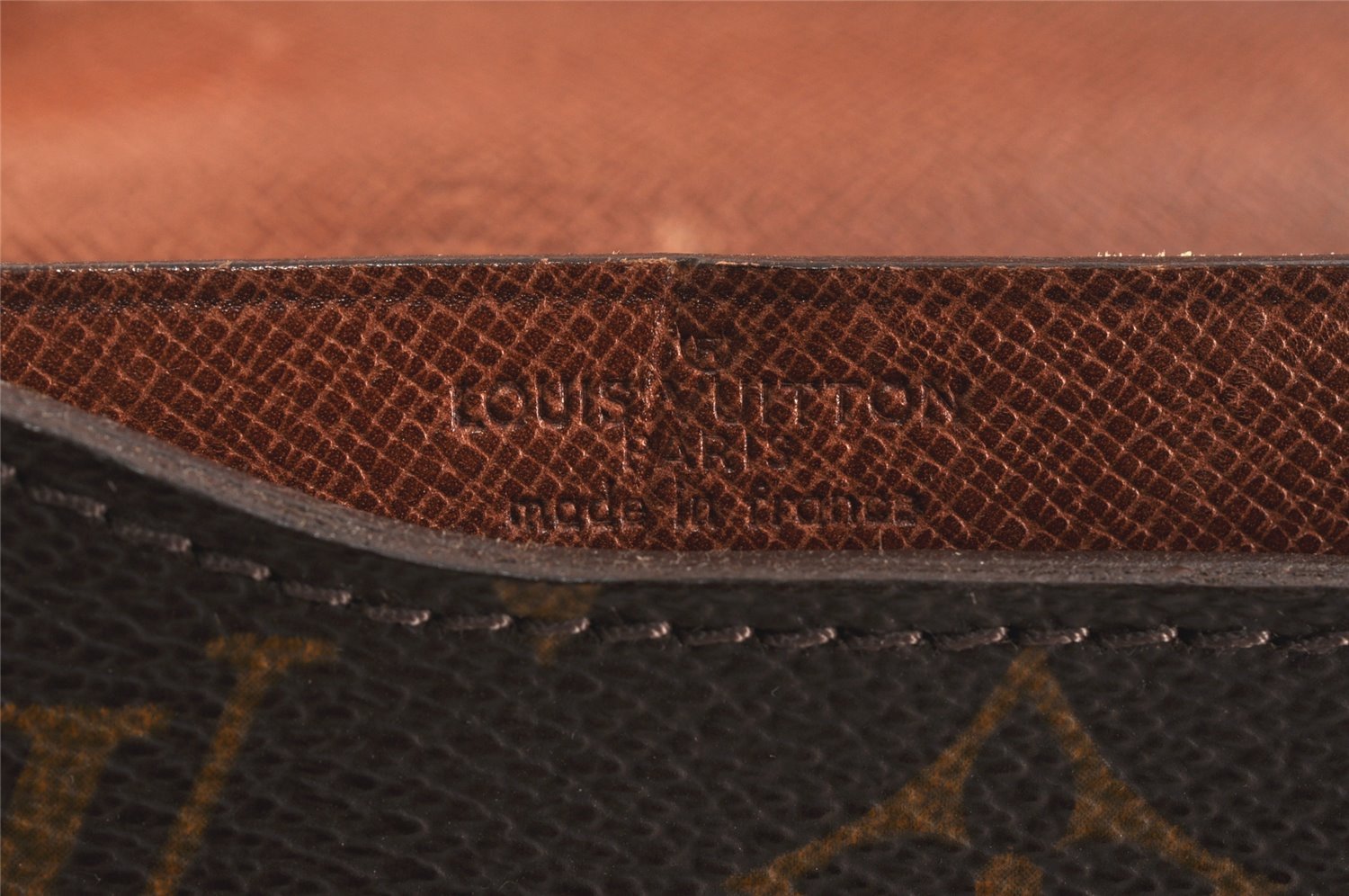 Authentic Louis Vuitton Monogram Poche Ministre Document Case M53445 LV 7643K