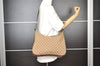 Auth GUCCI Web Sherry Line Shoulder Bag GG Canvas Leather 0013341 Brown 7644I