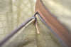 Authentic GUCCI Web Sherry Line Micro GG Shoulder Bag Canvas Leather Brown 7645I