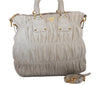 Authentic PRADA Galleria Saffiano 2Way Shoulder Hand Bag Leather White 7648I