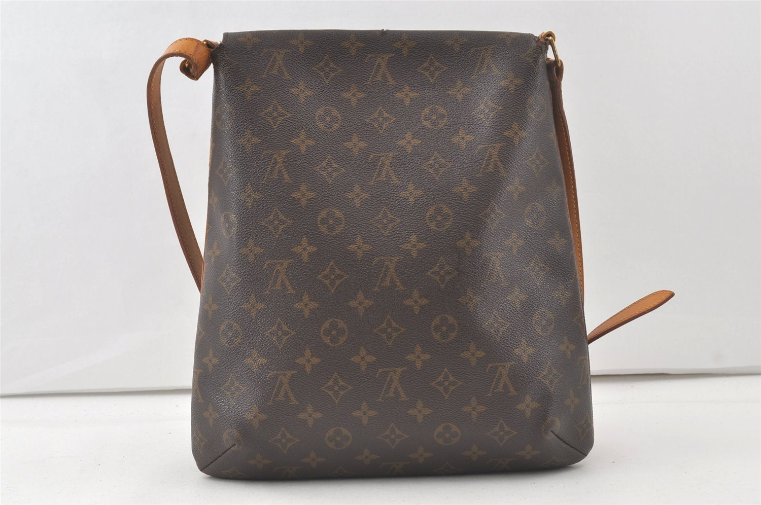 Authentic Louis Vuitton Monogram Musette Shoulder Cross Body Bag M51256 LV 7649K