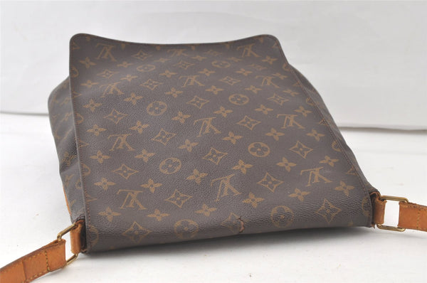 Authentic Louis Vuitton Monogram Musette Shoulder Cross Body Bag M51256 LV 7649K