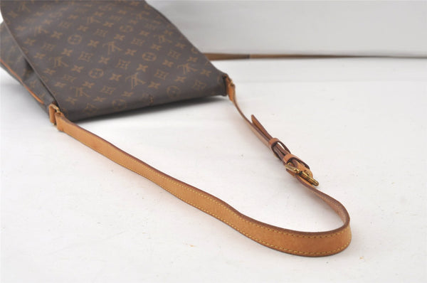 Authentic Louis Vuitton Monogram Musette Shoulder Cross Body Bag M51256 LV 7649K