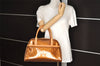 Authentic Louis Vuitton Vernis Tompkins Square Hand Bag Brown M91103 LV 7650I