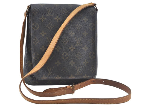 Auth Louis Vuitton Monogram Musette Salsa M51387 Long Shoulder Cross Bag 7650J