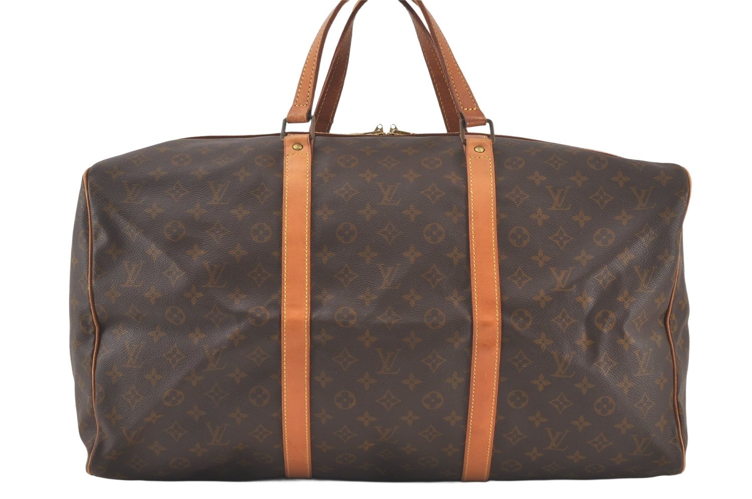 Authentic Louis Vuitton Monogram Sac Souple55 Hand Boston Bag M41622 LV 7650K