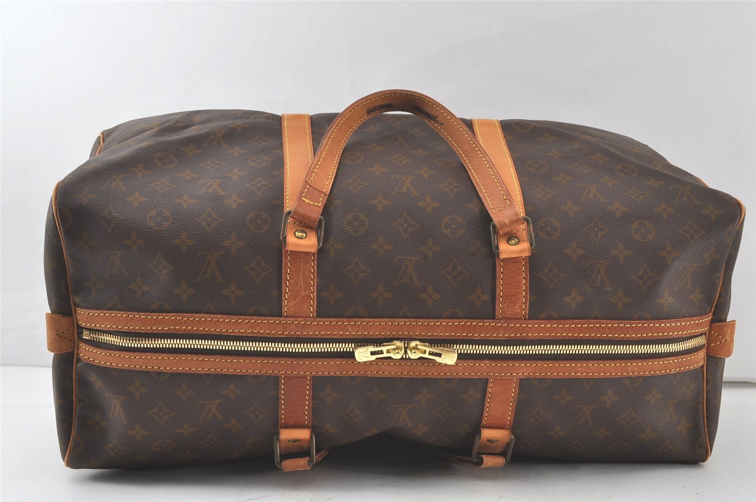 Authentic Louis Vuitton Monogram Sac Souple55 Hand Boston Bag M41622 LV 7650K