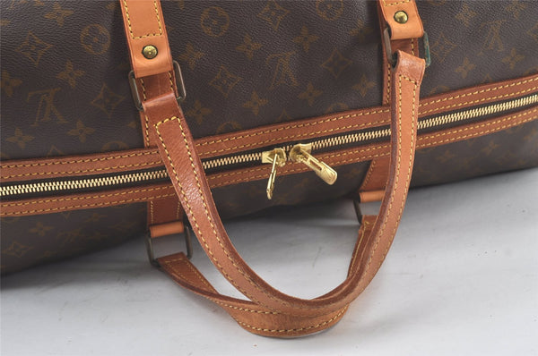 Authentic Louis Vuitton Monogram Sac Souple55 Hand Boston Bag M41622 LV 7650K