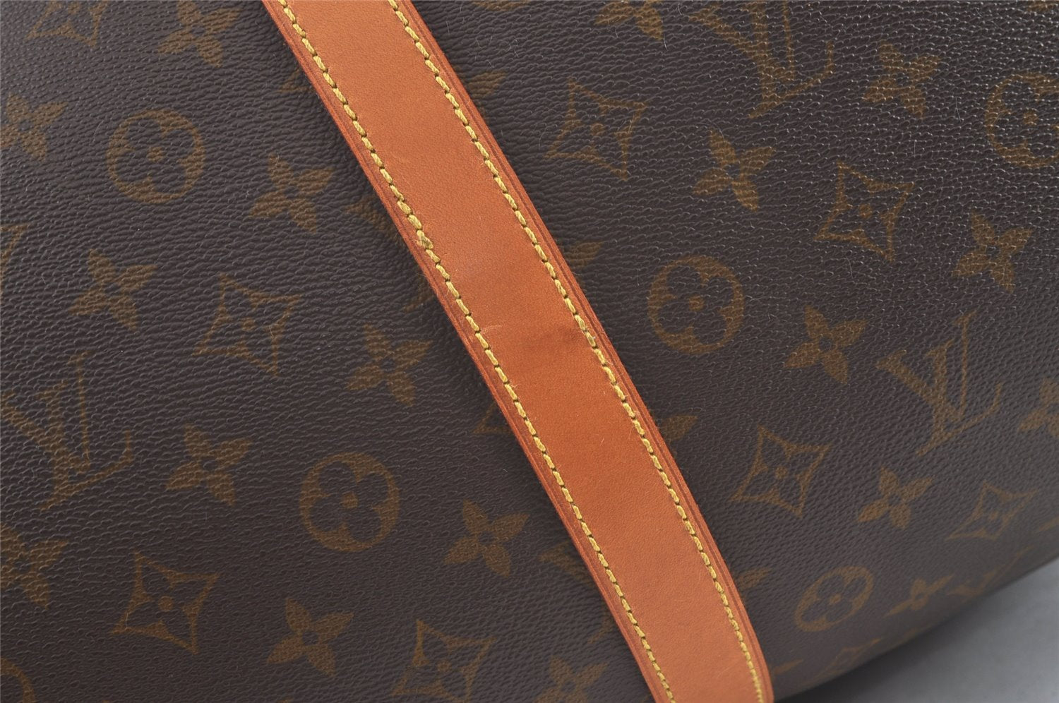 Authentic Louis Vuitton Monogram Sac Souple55 Hand Boston Bag M41622 LV 7650K