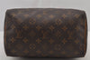 Authentic Louis Vuitton Monogram Speedy 25 Boston Hand Bag M41528 LV 7651J