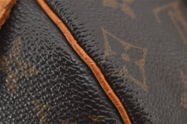 Authentic Louis Vuitton Monogram Speedy 25 Boston Hand Bag M41528 LV 7651J