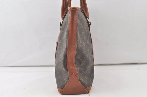 Auth Louis Vuitton Monogram Sac Weekend PM Vintage Tote Hand Bag M42425 LV 7651K