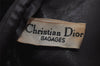 Authentic Christian Dior Trotter Hand Boston Bag Canvas Leather Brown 7653I