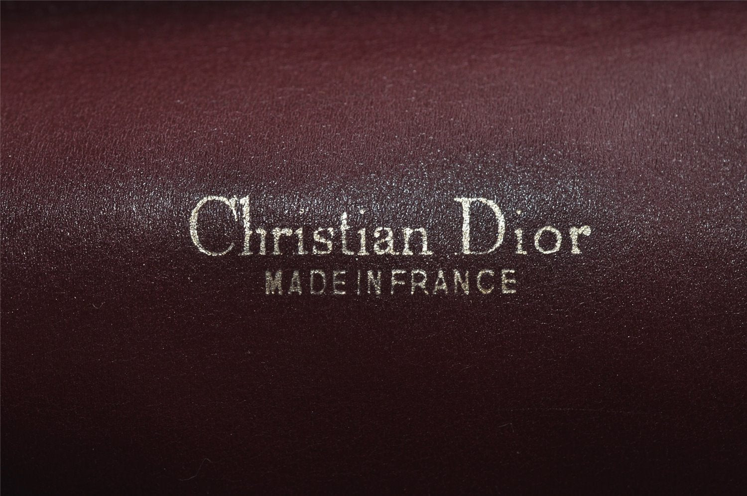 Authentic Christian Dior Chain Shoulder Hand Bag Purse Nylon Leather Beige 7654I