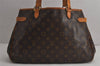 Authentic Louis Vuitton Monogram Batignolles Horizontal Tote Bag M51154 LV 7654J