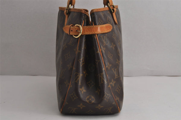 Authentic Louis Vuitton Monogram Batignolles Horizontal Tote Bag M51154 LV 7654J