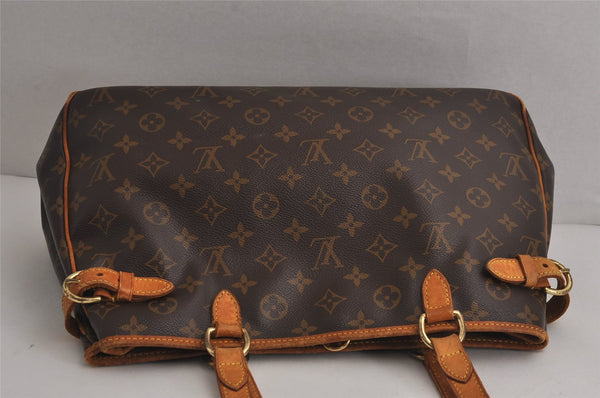 Authentic Louis Vuitton Monogram Batignolles Horizontal Tote Bag M51154 LV 7654J