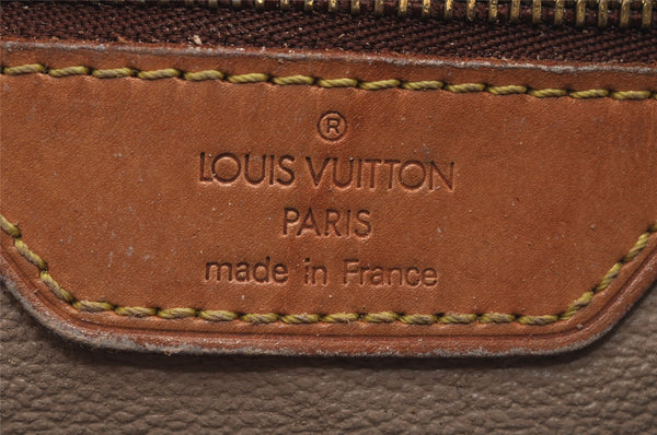 Authentic Louis Vuitton Monogram Bucket GM Shoulder Tote Bag M42236 Junk 7655J