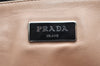 Authentic PRADA Vintage Bijou Saffiano Enamel 2Way Shoulder Hand Bag Black 7655K