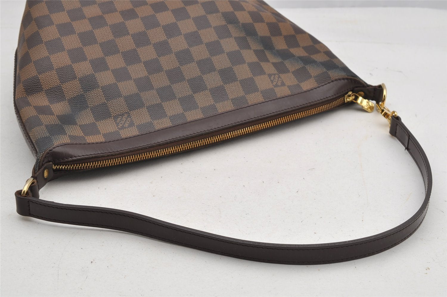 Authentic Louis Vuitton Damier Illovo MM Shoulder Hand Bag Purse N51995 LV 7656I